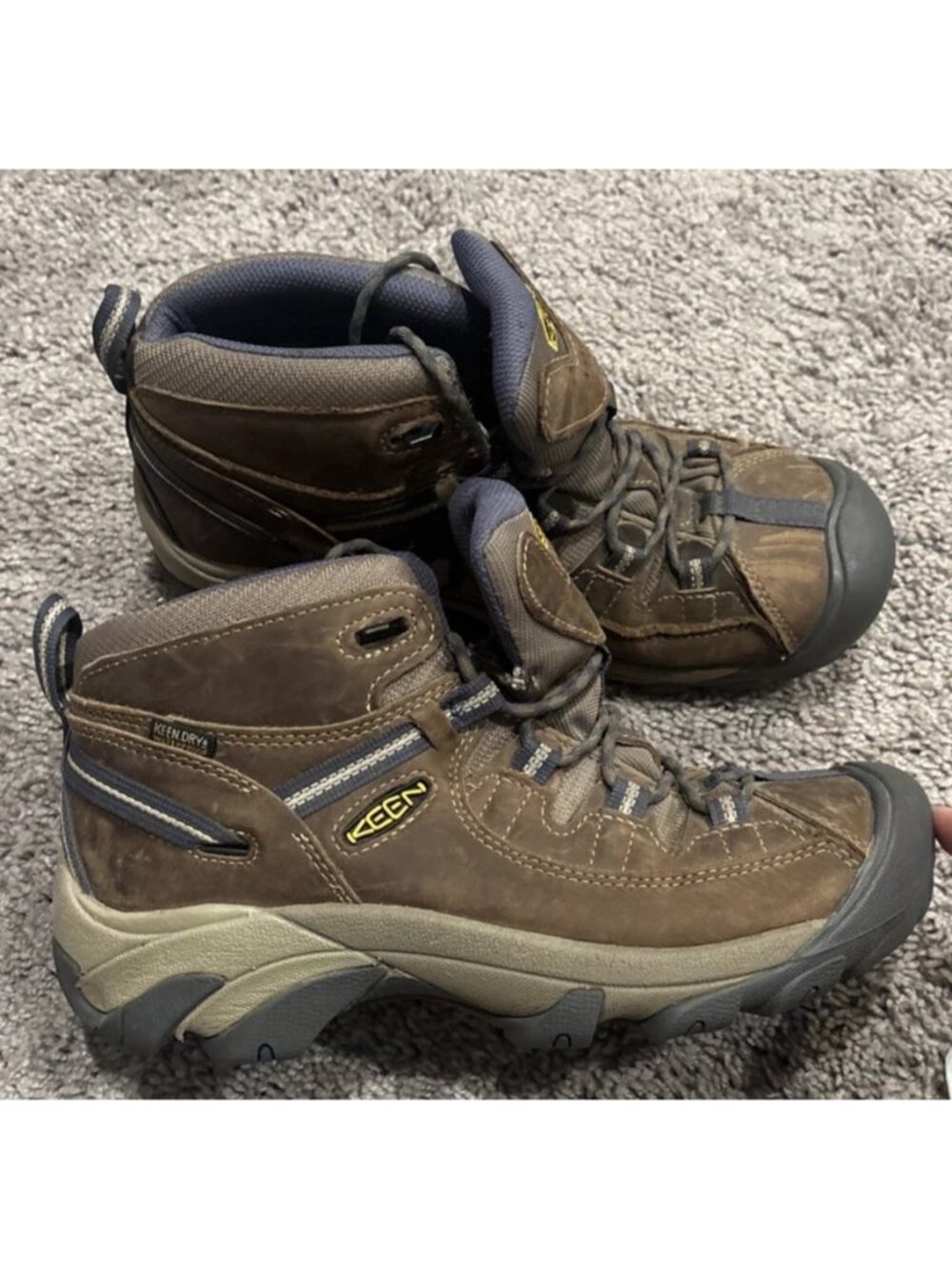 Keen Targhee II Mid Waterproof Hiking Womens Brown Boots 1016581 Size 10.5